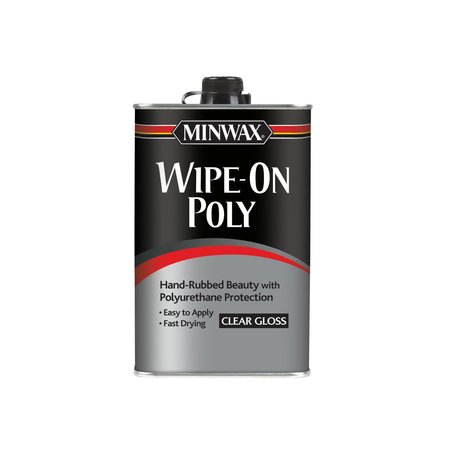 Wipe-On Poly Gloss Clear Polyurethane 1 pt -  MINWAX, 40900000
